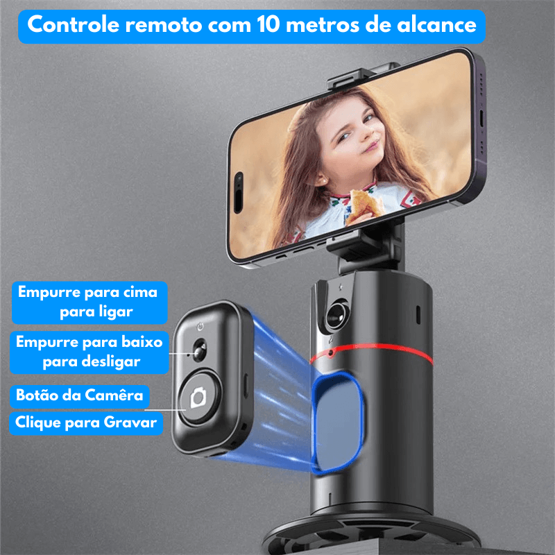 Suporte para Celular com Sensor de Movimento - Rotação 360º