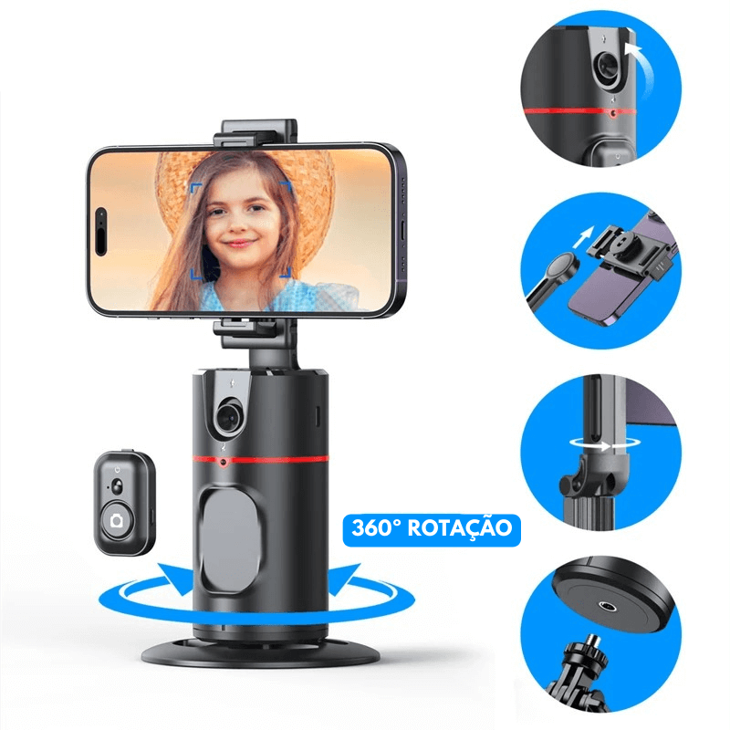 Suporte para Celular com Sensor de Movimento - Rotação 360º